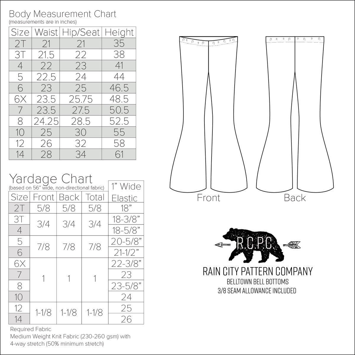 Patterned bell sales bottom pants