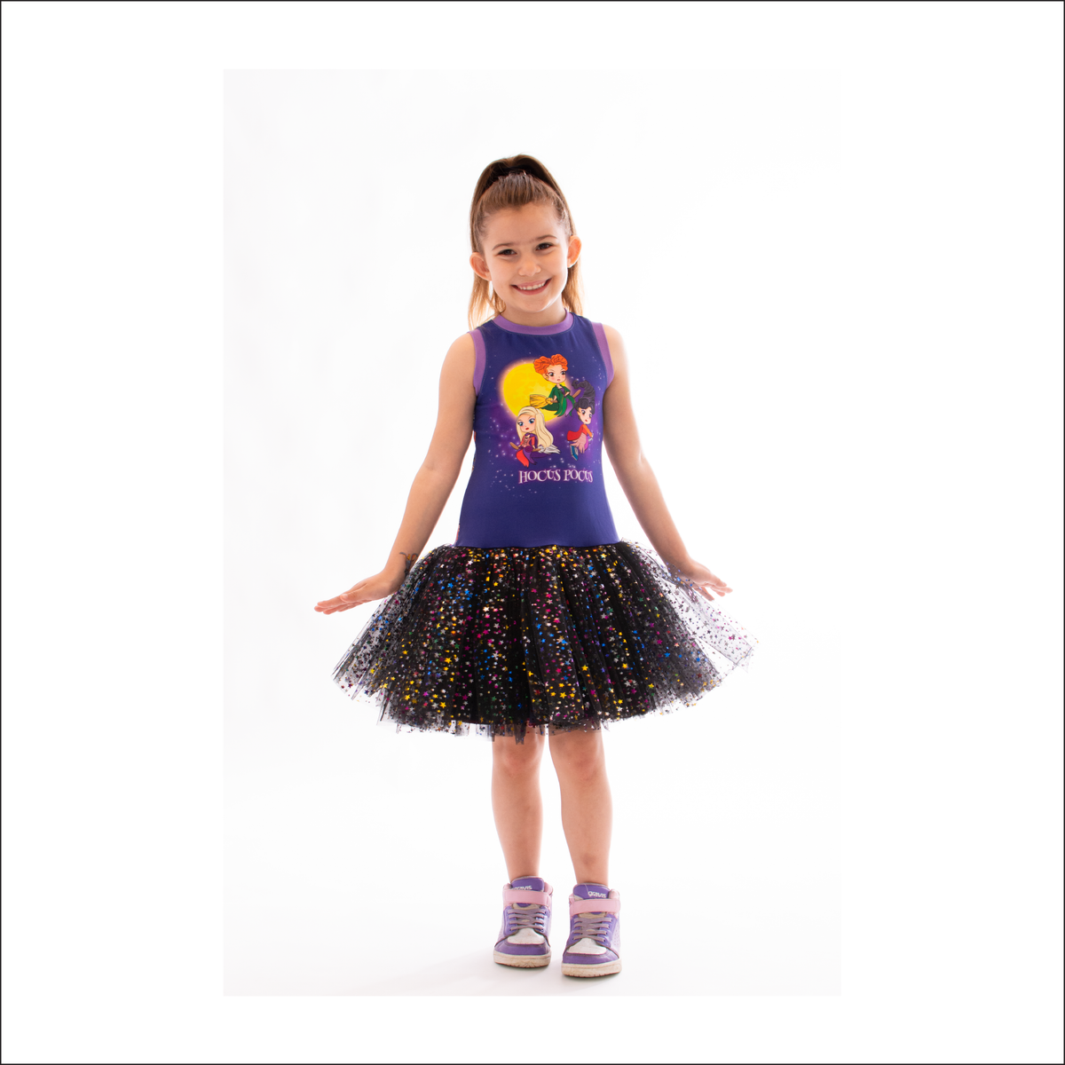 Pretty Rainbows Drop Waist Dress Toddler Little Kids Big Kids