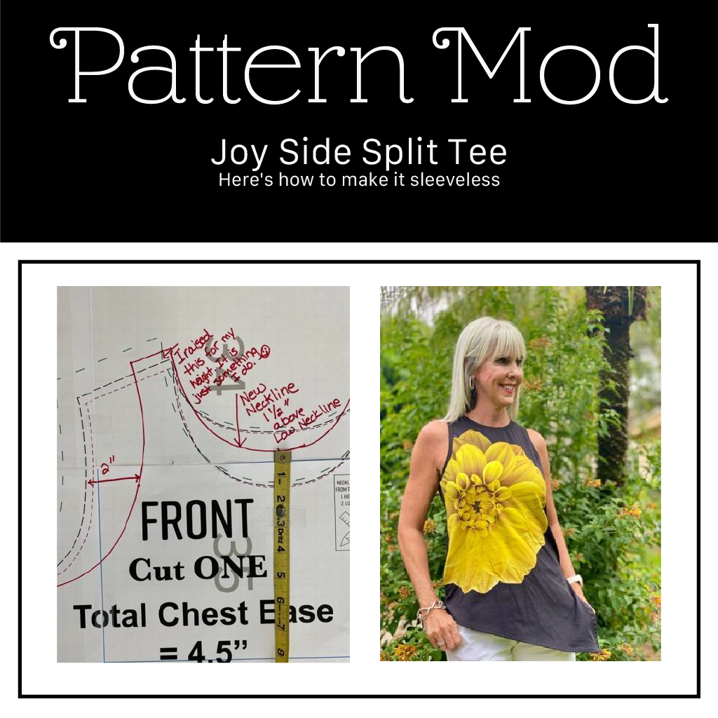 Pattern Mod | Sleeveless Joy Tie Tee