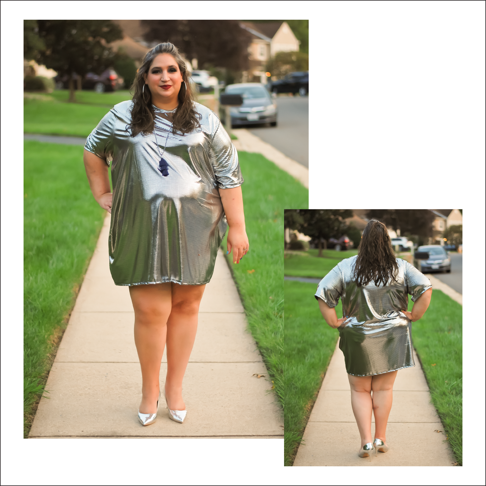 T shirt dress pattern online plus size