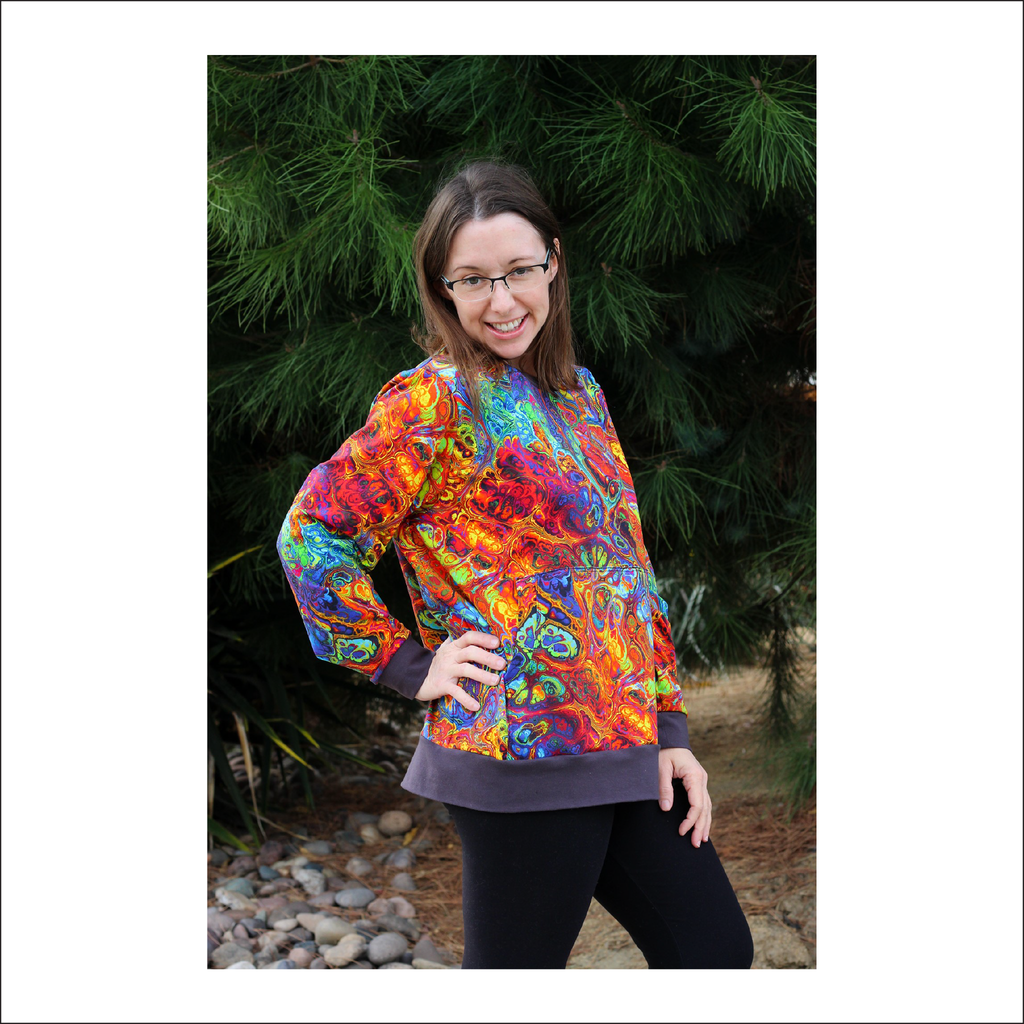 Hansville Hoodie | Adult Sizes S1 - L3 | Beginner Level Sewing Pattern