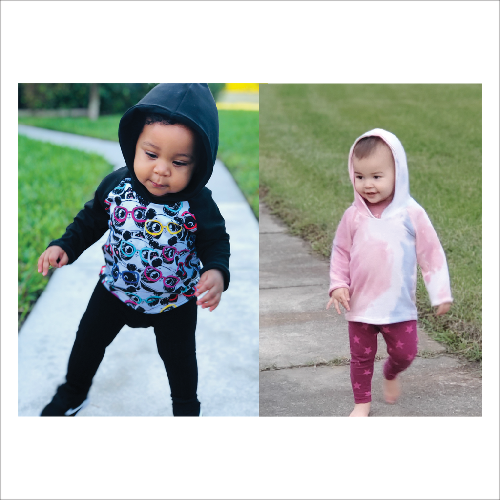 BUNDLE Roxy Raglan | Adult Sizes S1 - L3 | Baby to Big Kid Sizes NB - 16 | Beginner Level Sewing Pattern