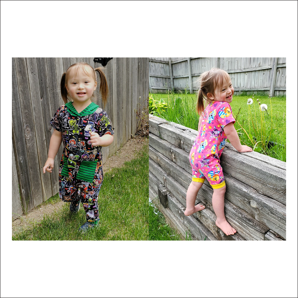Cottage Romper | Baby to Child Sizes 3M - 8 | Beginner Level Sewing Pattern