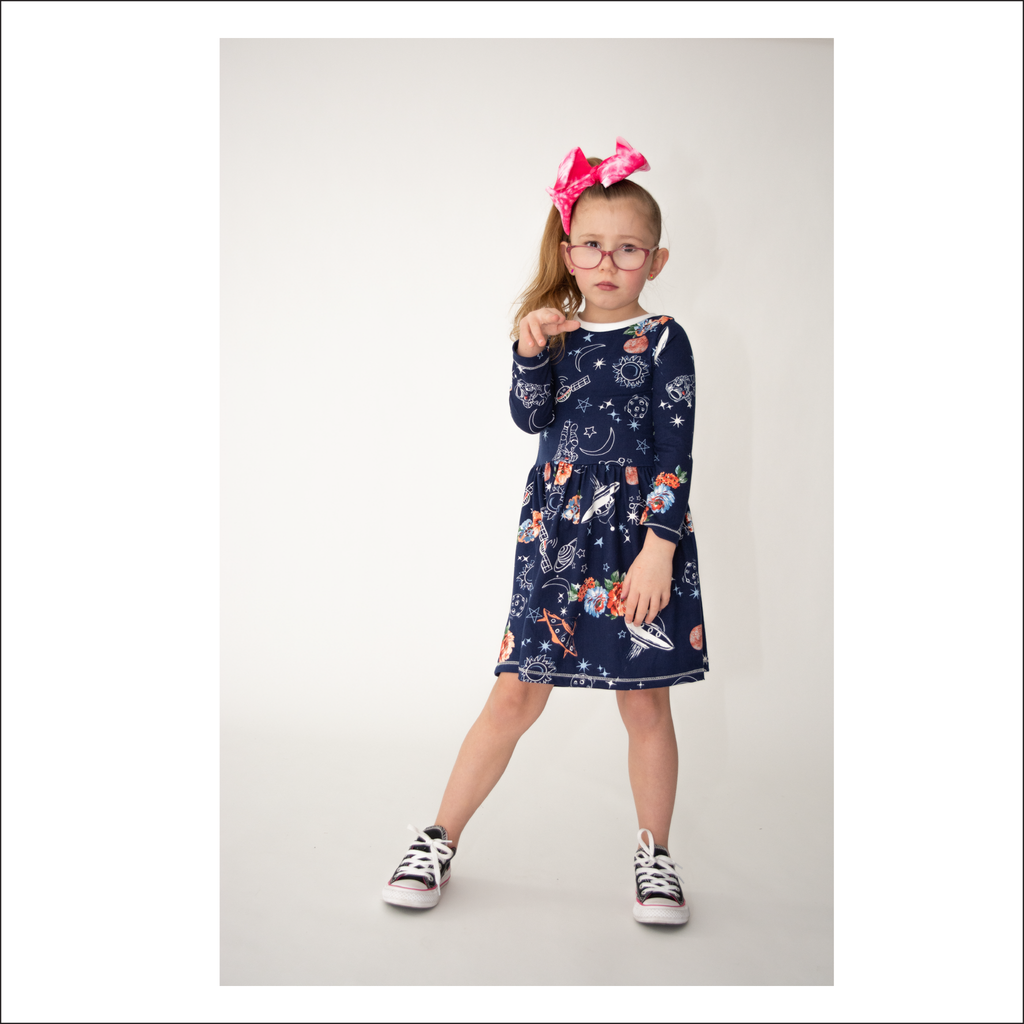 Essential Set Dress and Peplum | Child Size 12M-14 | Beginner Level Sewing Pattern