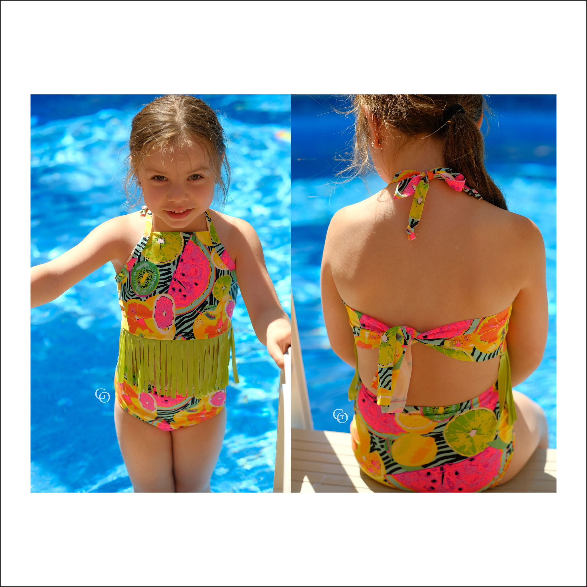 Little girl 2025 halter tops