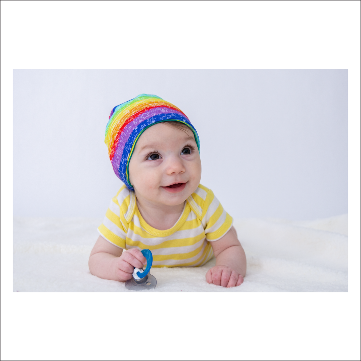 Baby Beanie PDF Sewing Pattern Infant Sizes 012M (Pattern Pieces On