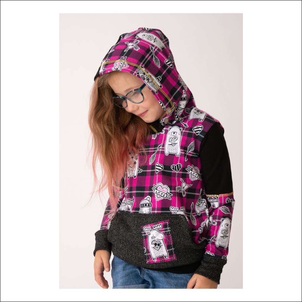 BUNDLE Hoodsport Hoodie | Baby to Adult Sizes | Beginner Level Sewing Pattern