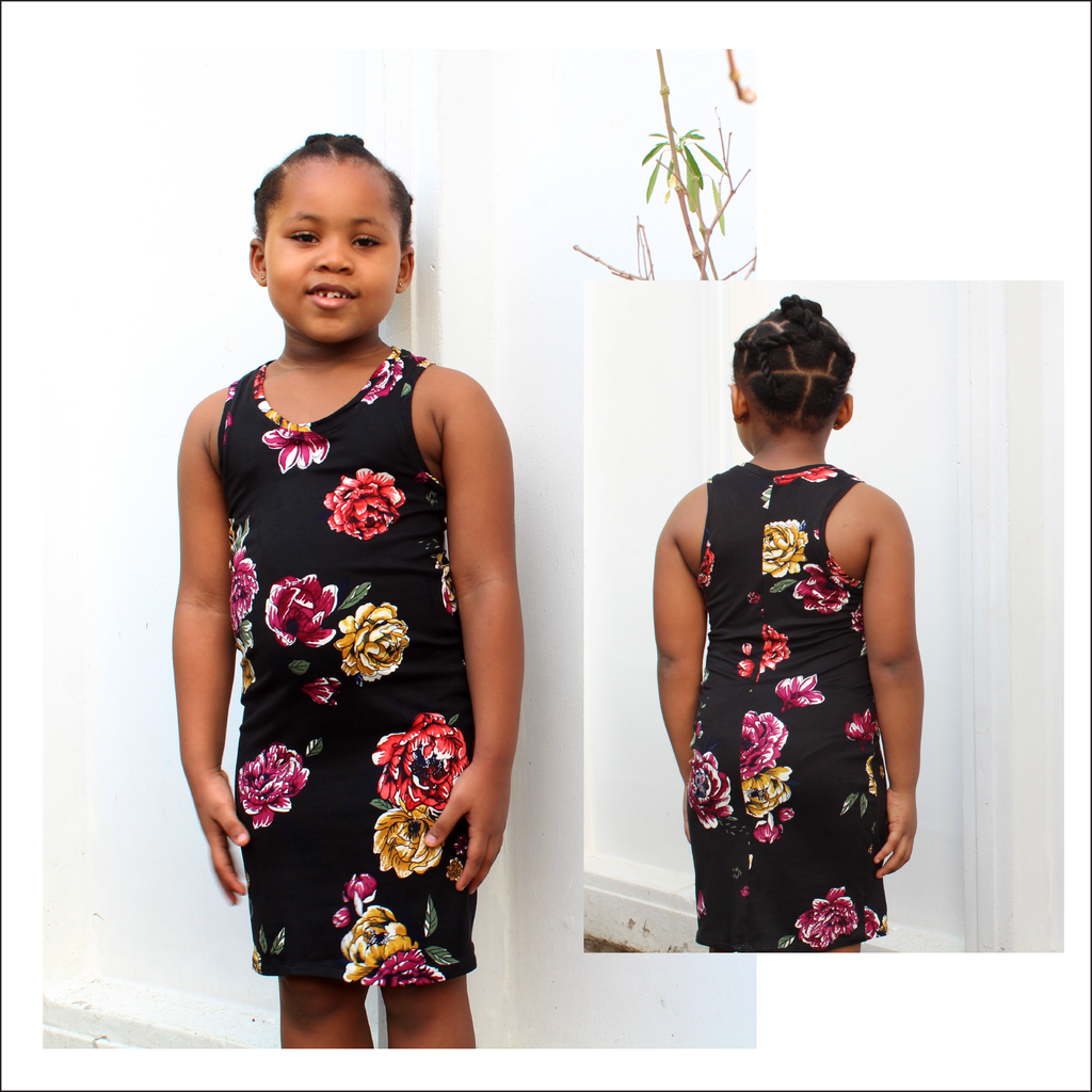 Bodycon Dress Child Size 4 14 Beginner Level Sewing Pattern