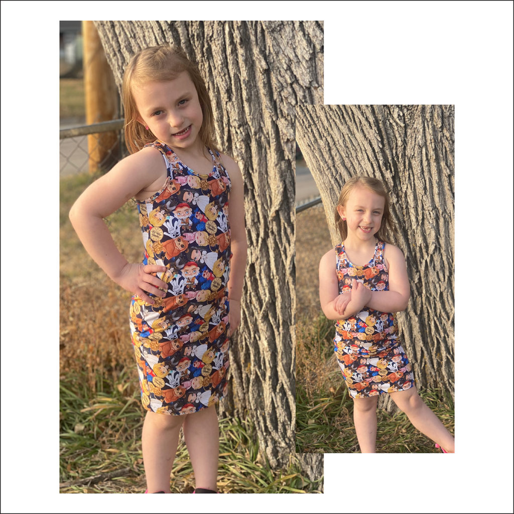 Bodycon Dress | Child Size 4-14 | Beginner Level Sewing Pattern
