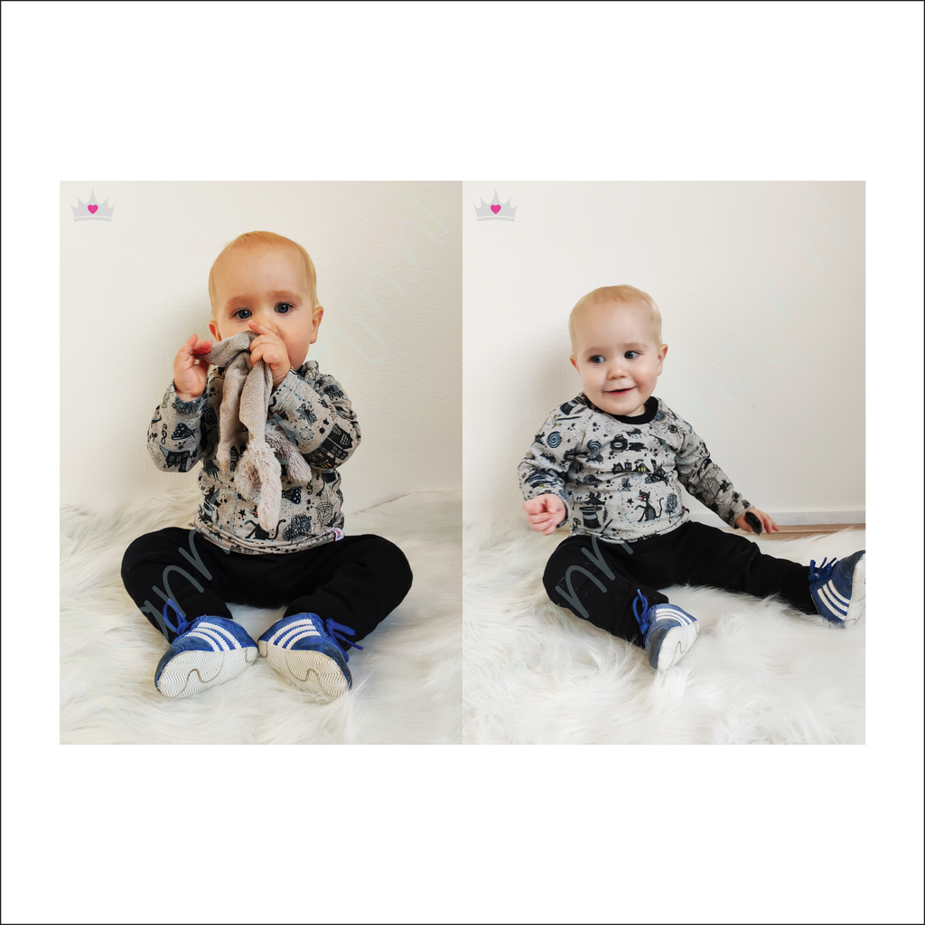 Roxy Raglan |  Baby to Big Kid Sizes NB - 16 | Beginner Level Sewing Pattern