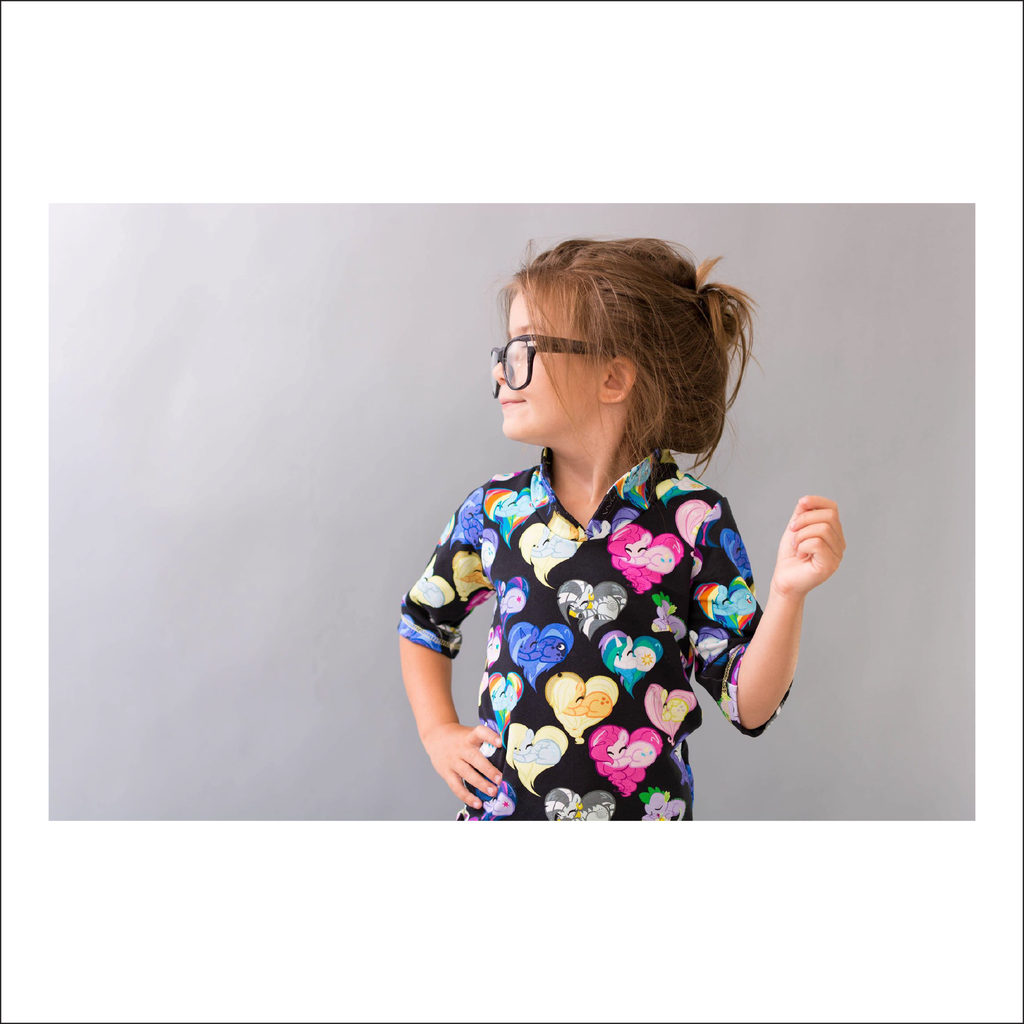 Loxie Eagans Shirt | Child Sizes 2T-14 | Beginner Level Sewing Pattern