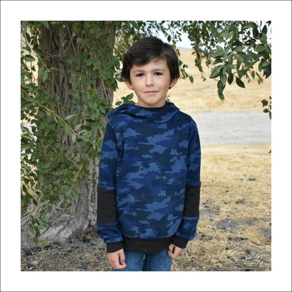 Mountain View Hoodie and Tee | Child Sizes 2T-14 | Beginner Level Sewing Pattern