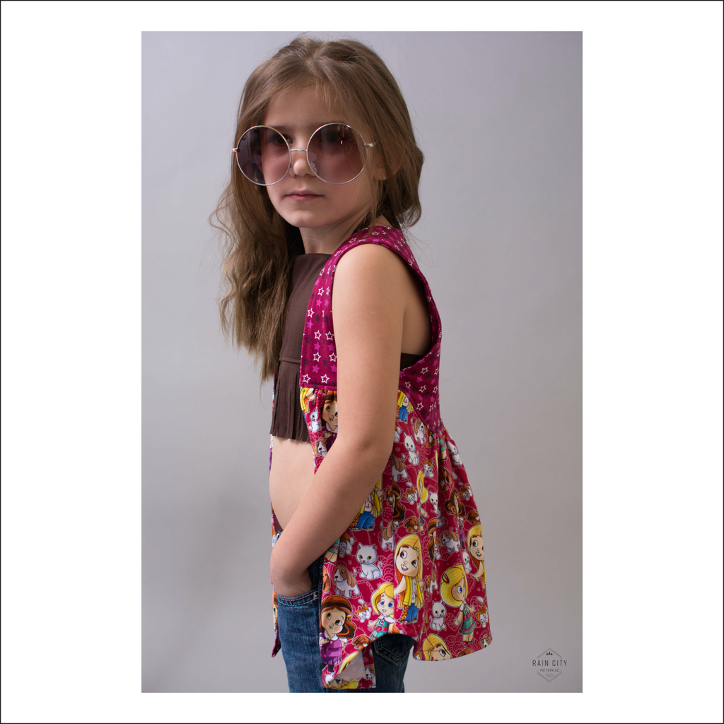 National Ave. Vest | Child Sizes 2T-10 | Beginner Level Sewing Pattern