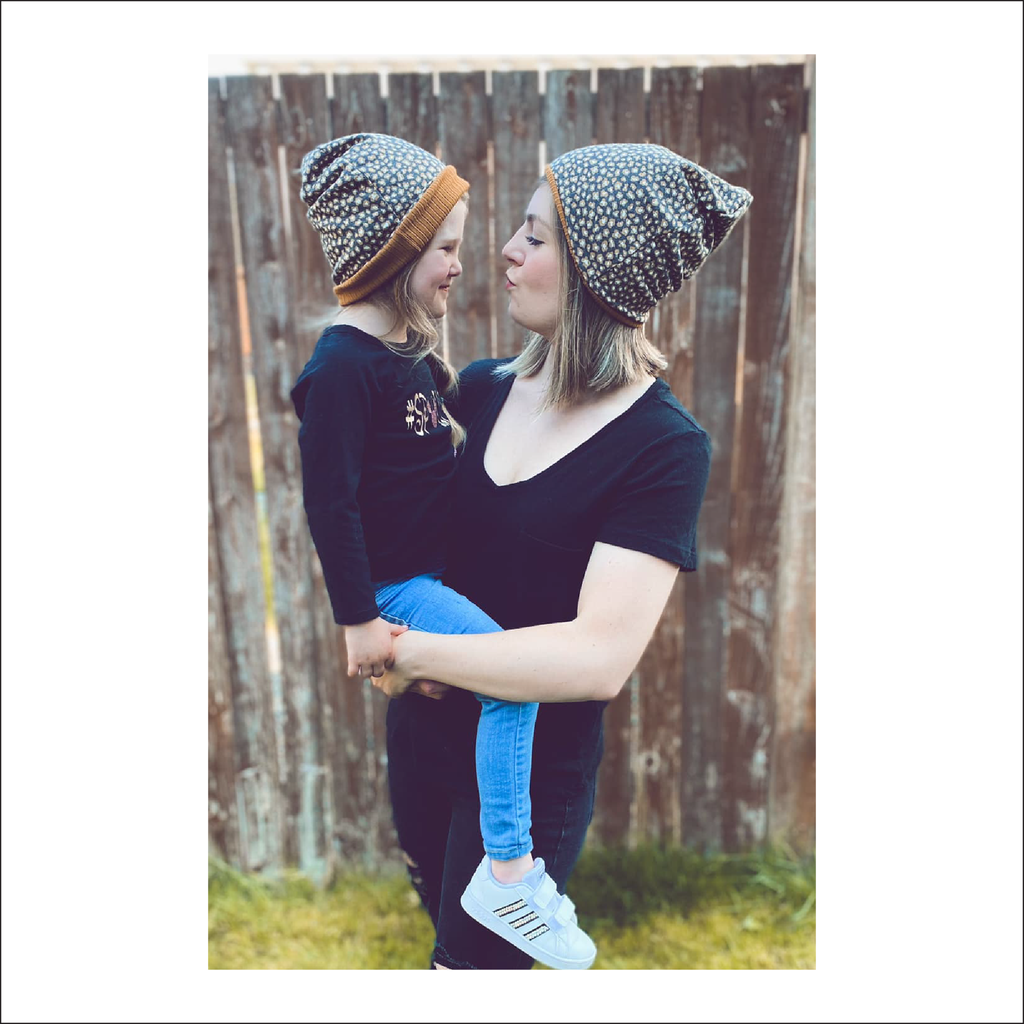 Reversible Beanie | Premie to Big Kid to Adult Sizes NB - 12+ | Beginner Level Sewing Pattern