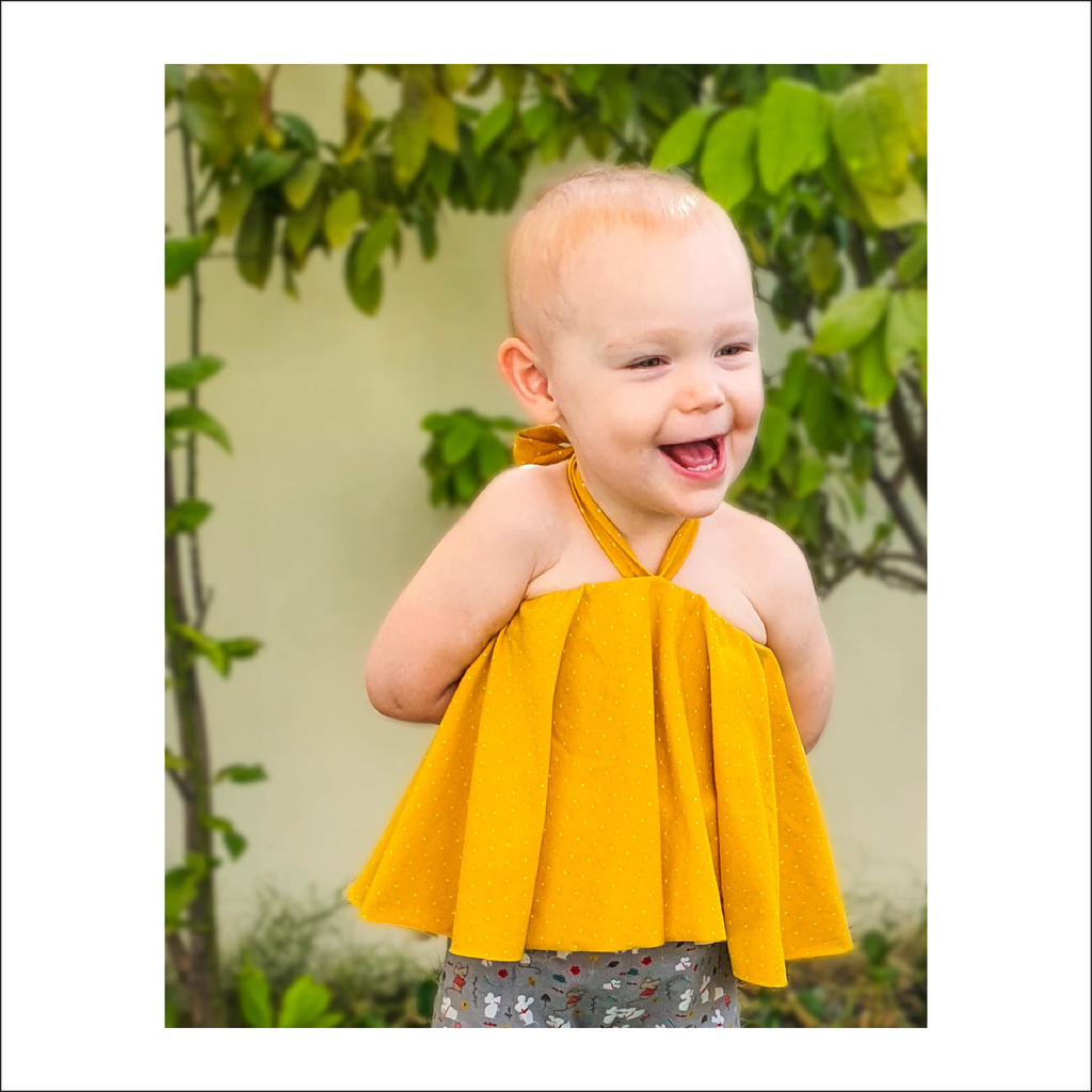 Tahuya Tube Top  |  Baby to Preschool Sizes NB - 4 | Beginner Level Sewing Pattern